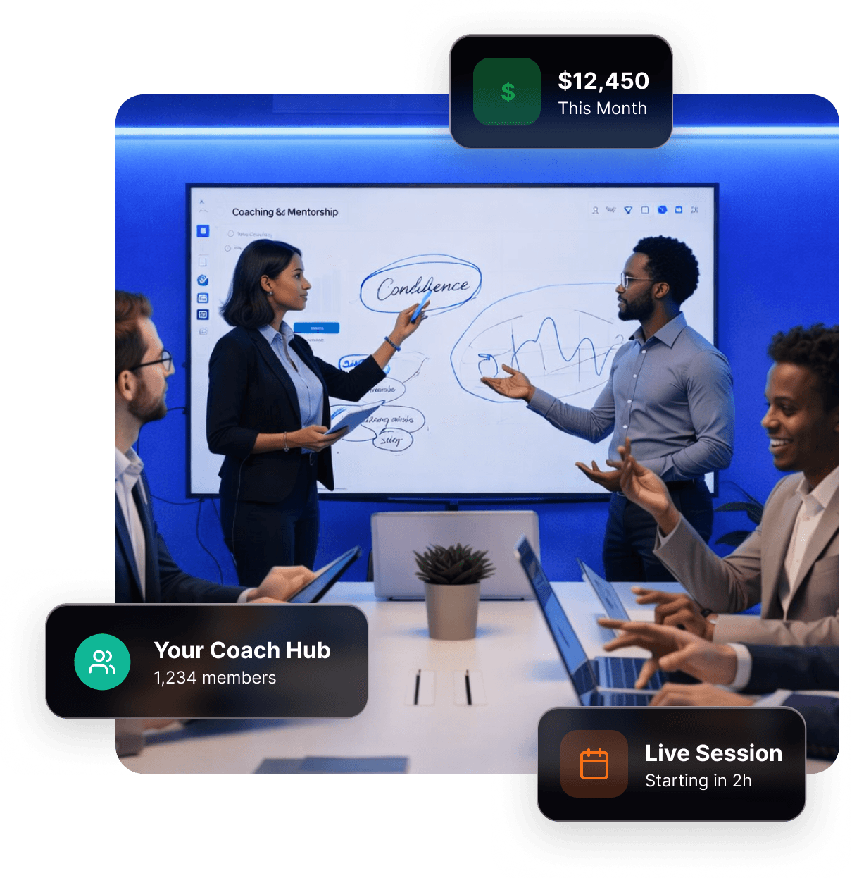 MVP Coach - coaching hub dashboard